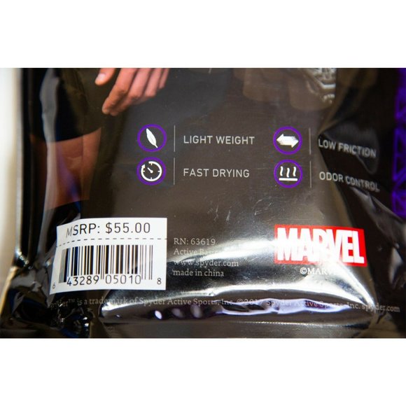 Black Panther Spyder Boxer Brief Underwear Marvel - Picture 12 of 13